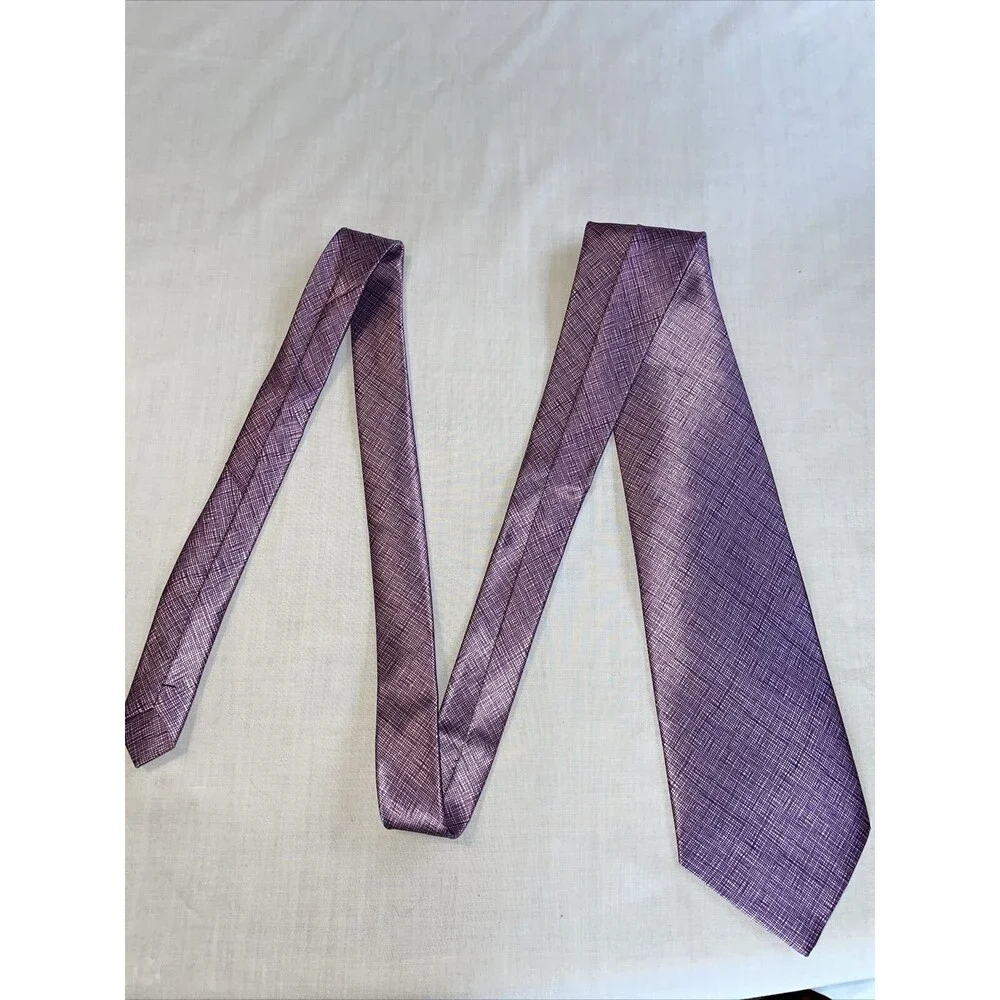 WangZhongWang Dress Tie Men’s Purple 100% Polyester Designer
